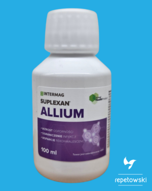 Suplexan Allium 100 ml – naturalne wsparcie odporności oraz ochrona przed bakteriami i pasożytami