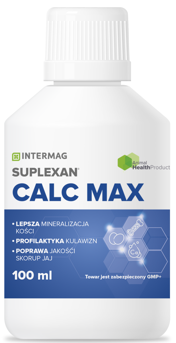 Suplexan CALC MAX witaminy dla zwierząt 100ml, lepsza mineralizacja kości